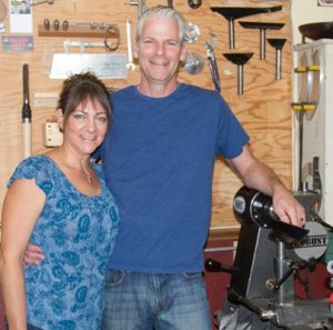 Carl and Robin Jacobson with their new American Beauty