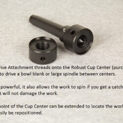 Bowl Drive Attachment for Cup Center