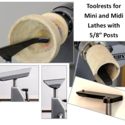 For Most 10" and 12" Mini & Midi Lathes with 5/8" or 16 mm Posts
