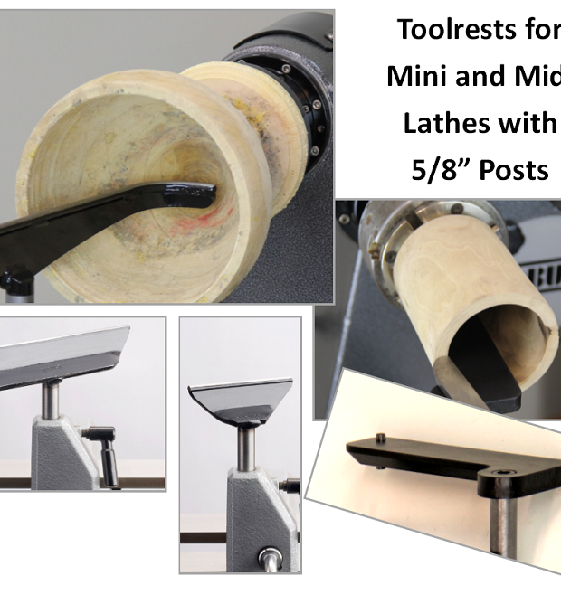 For Most 10" and 12" Mini & Midi Lathes with 5/8" or 16 mm Posts