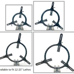 Bowl and Vessel Steady Rests for Wood Lathes