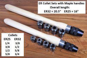 ER25 Collet Set with handle
