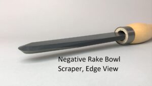 Large Negative Rake Scraper – Unhandled