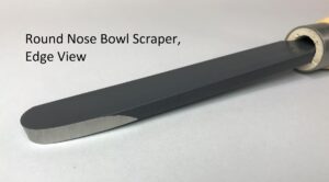 Large Round Nosed Bowl Scraper – Unhandled