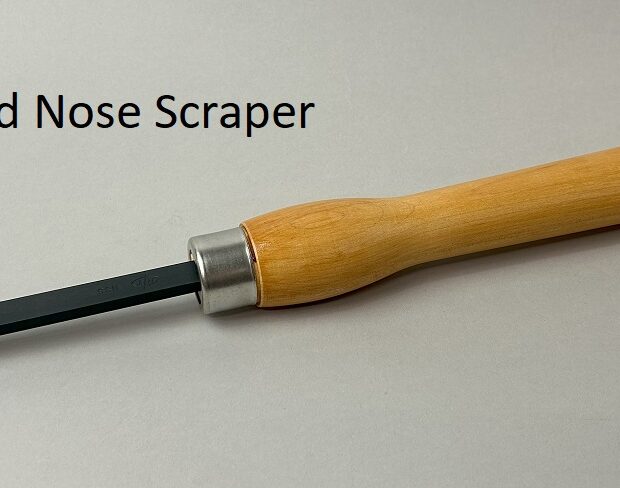 Small Round Nose Scraper (1/2") - Handled