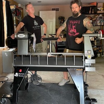 Jim DiStefano (on right) with Friend “Thanks so much for introducing me to this machine. It’s gonna be amazing to work with for the next 30 or so years. ;)”